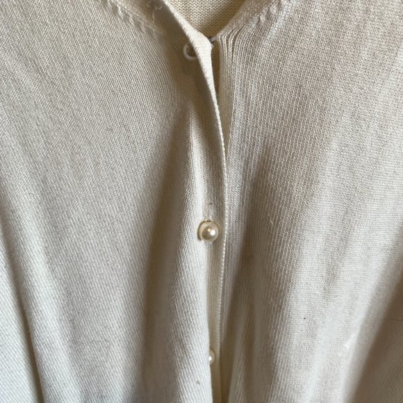 Vintage Merona Cardigan with buttons along the collar, L - Picture 4 of 5
